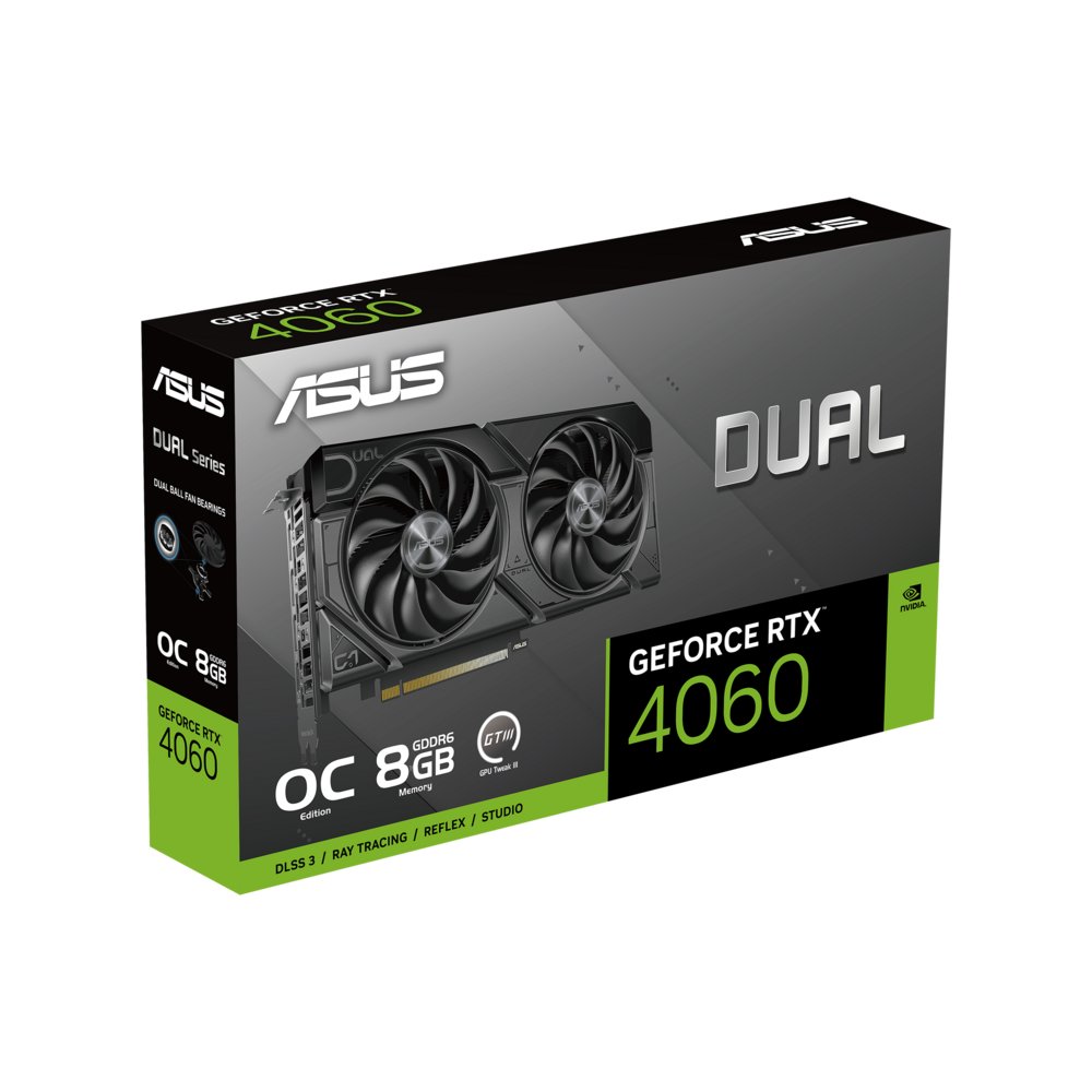 ASUS Dual -RTX4060-O8G-EVO NVIDIA GeForce RTX 4060 8 GB GDDR6 – 11