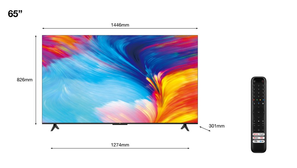 TCL P63 Series P635 165,1 cm (65″) 4K Ultra HD Smart TV Wifi Zwart – 3