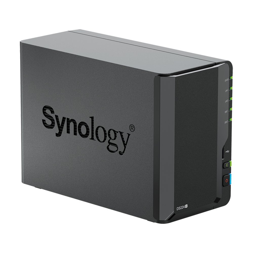 Synology DiskStation DS224+ data-opslag-server NAS Desktop Ethernet LAN Zwart J4125 – 5