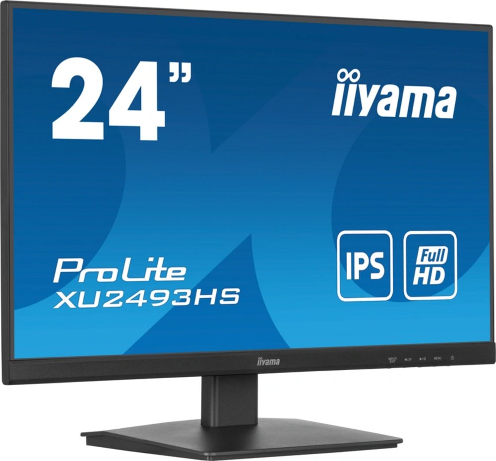 MON Iiyama 24inch Full-HD LED Zwart XU2493HS-B6 monitor – 1