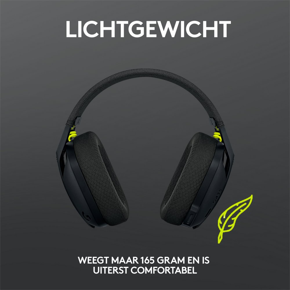 Logitech G G435 Headset Draadloos Hoofdband Gamen Bluetooth Zwart – 10