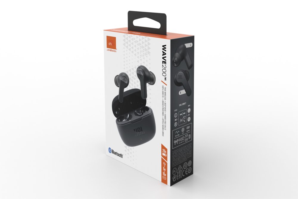 JBL Wave 200 TWS Headset Draadloos In-ear Muziek Bluetooth Zwart – 9