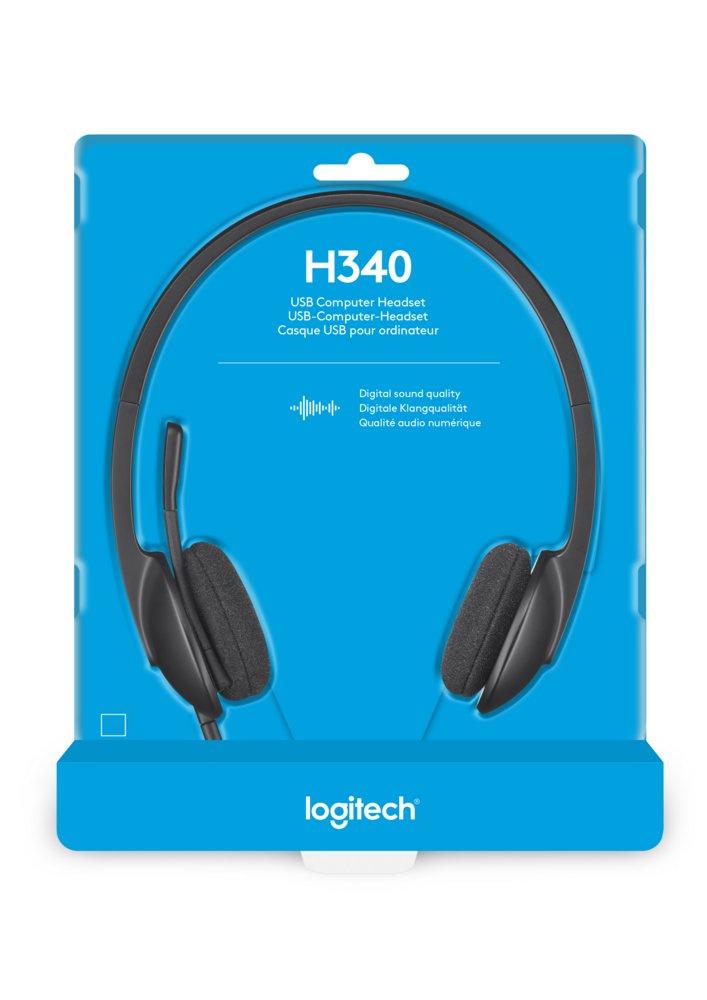 Logitech H340 USB Computer Headset Met digitale audio – 8