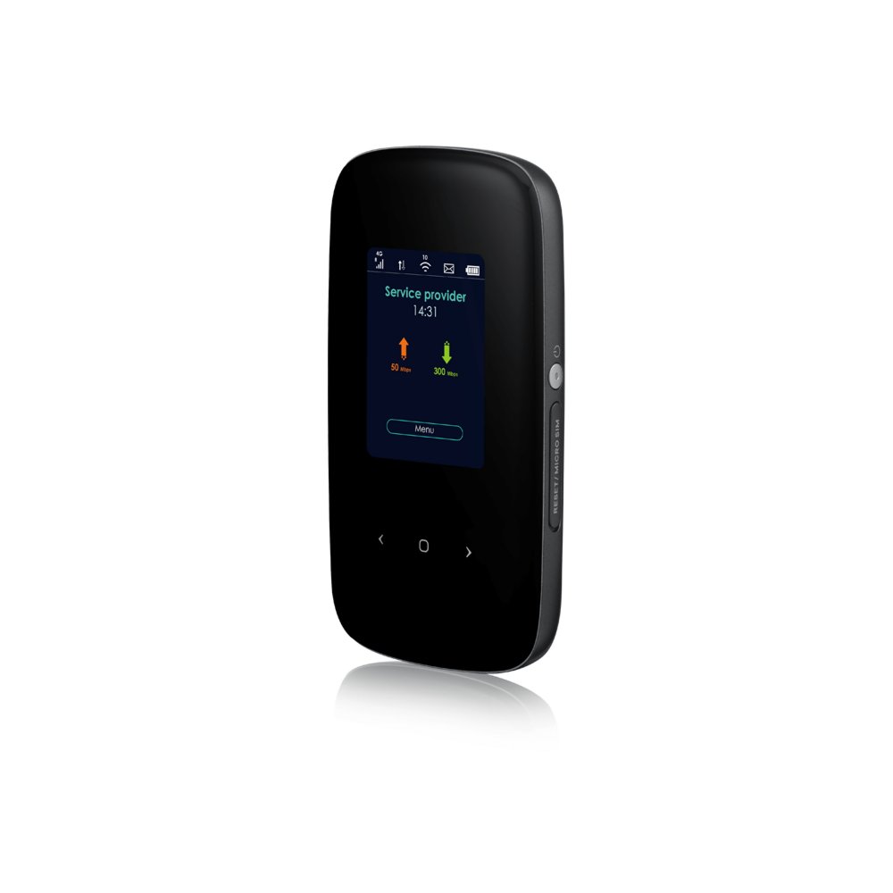 Zyxel LTE2566-M634 draadloze router Dual-band (2.4 GHz / 5 GHz) 4G Zwart – 1