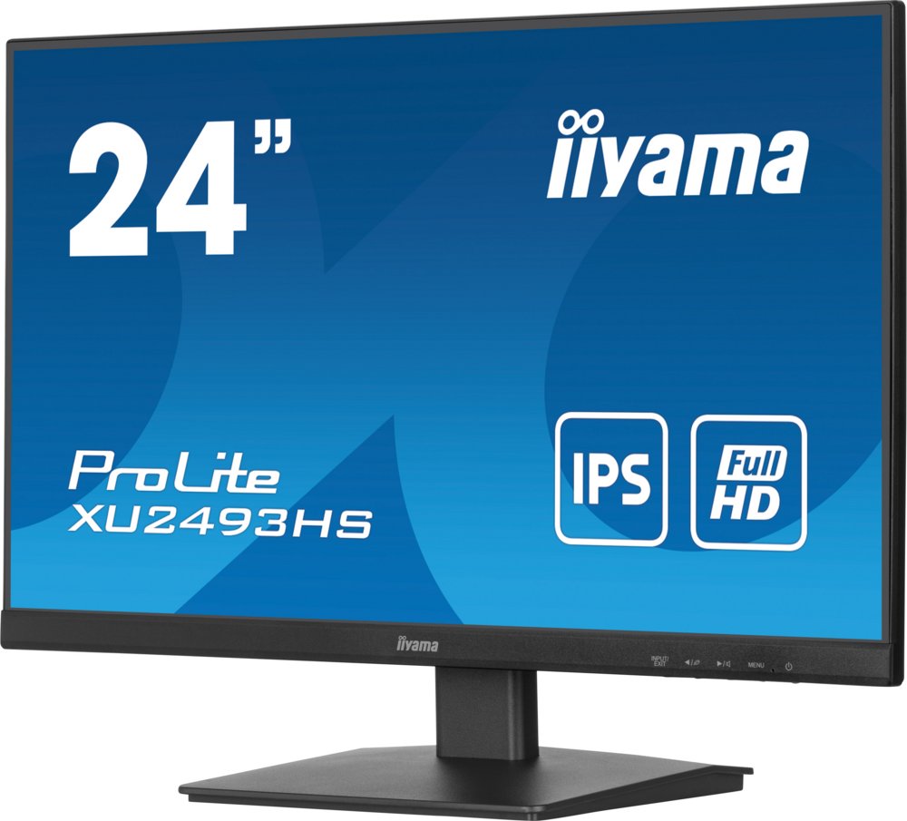 MON Iiyama 24inch Full-HD LED Zwart XU2493HS-B6 monitor – 0