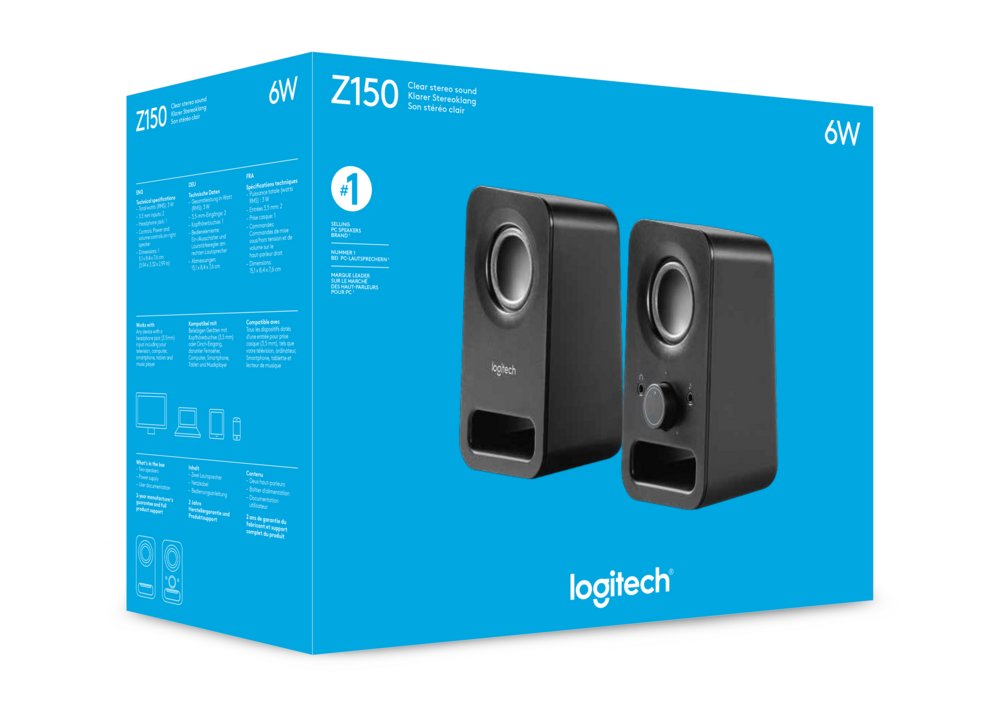 Logitech Z150 Stereo Speakers Helder stereogeluid – 5