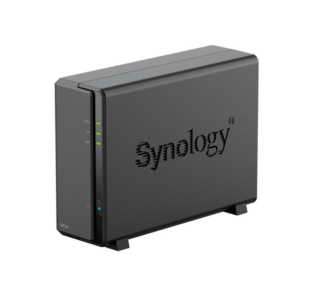 Synology DiskStation DS124 data-opslag-server NAS Desktop Ethernet LAN Zwart RTD1619B – 0