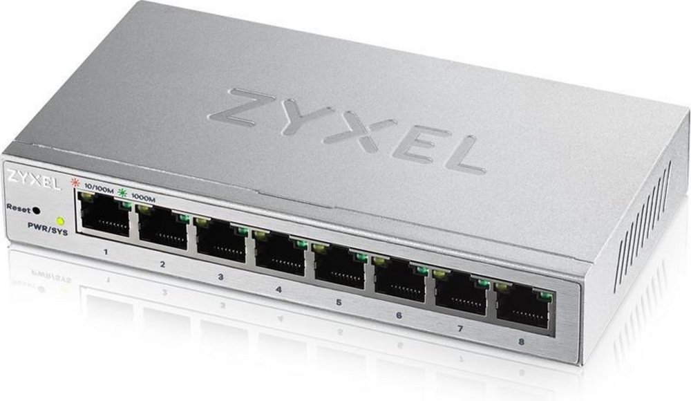 Zyxel GS1200-8 Managed Gigabit Ethernet (10/100/1000) Zilver – 0