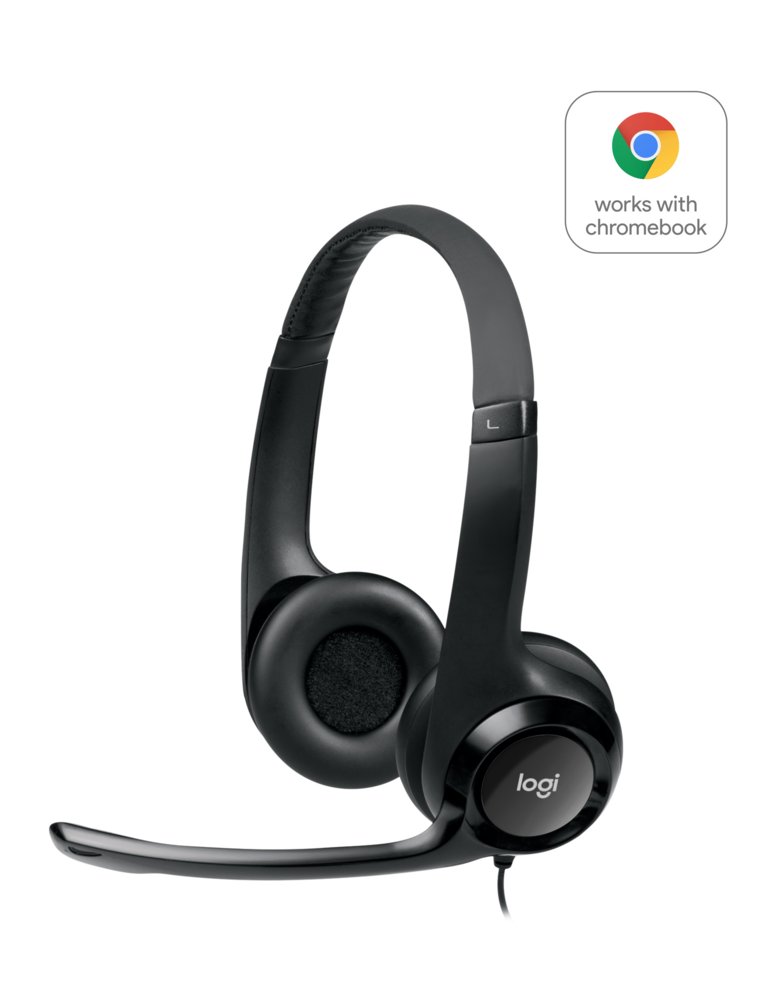 Logitech H390 USB Computer Headset Met rijke digitale audio en knoppen op de draad – 1