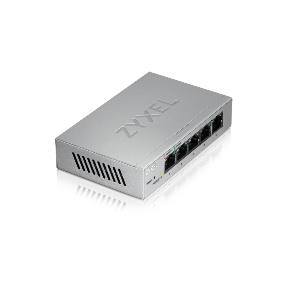 Zyxel GS1200-5 Managed Gigabit Ethernet (10/100/1000) Zilver – 1