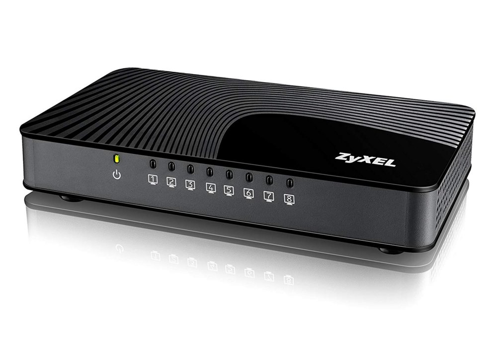 Zyxel GS-108S v2 Gigabit Ethernet (10/100/1000) Zwart – 0