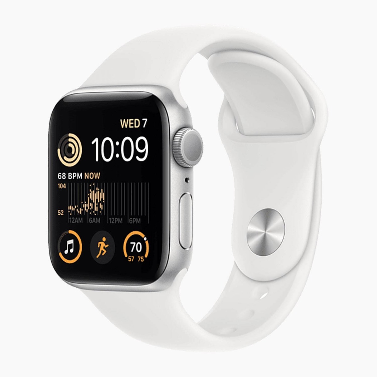 Apple Watch 44 45mm White Sport Band Forcys