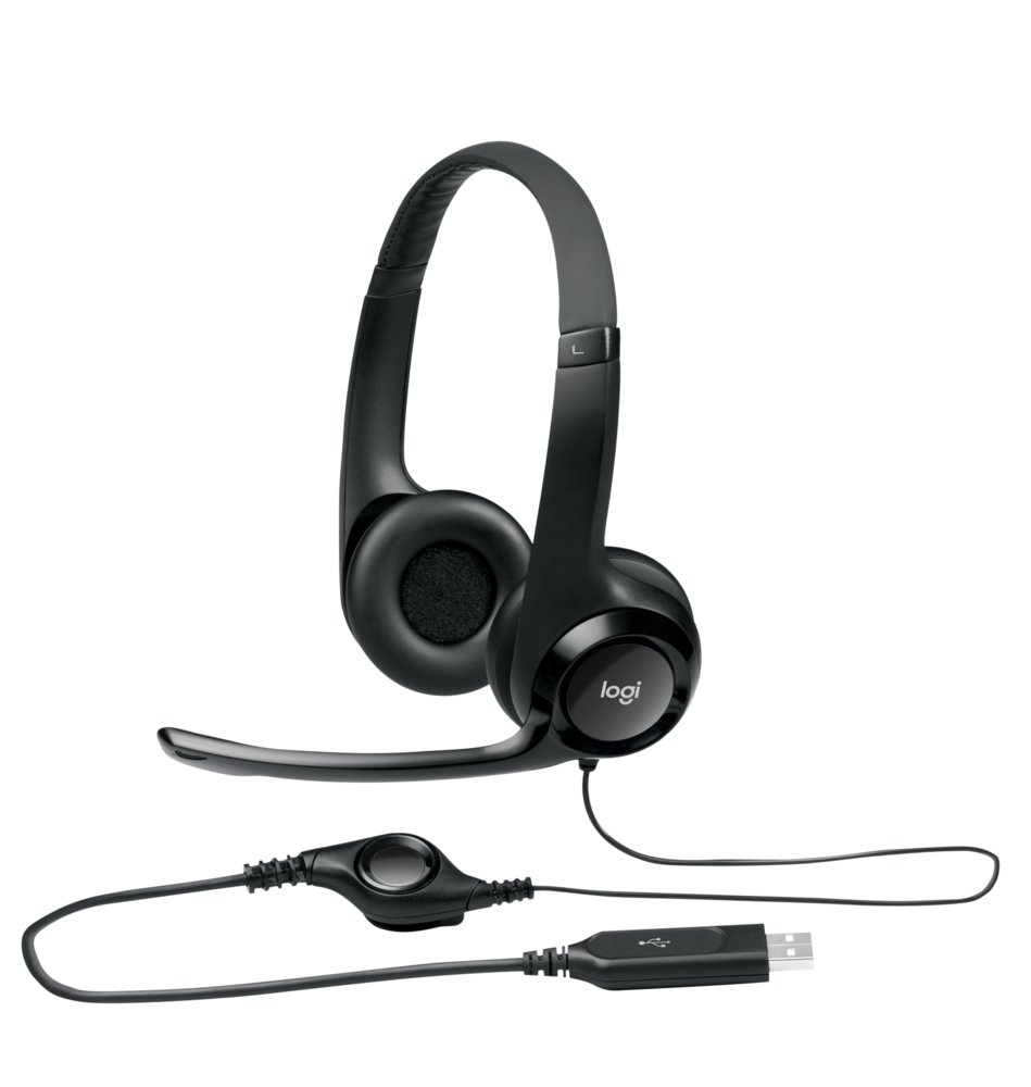 Logitech H390 USB Computer Headset Met rijke digitale audio en knoppen op de draad – 5