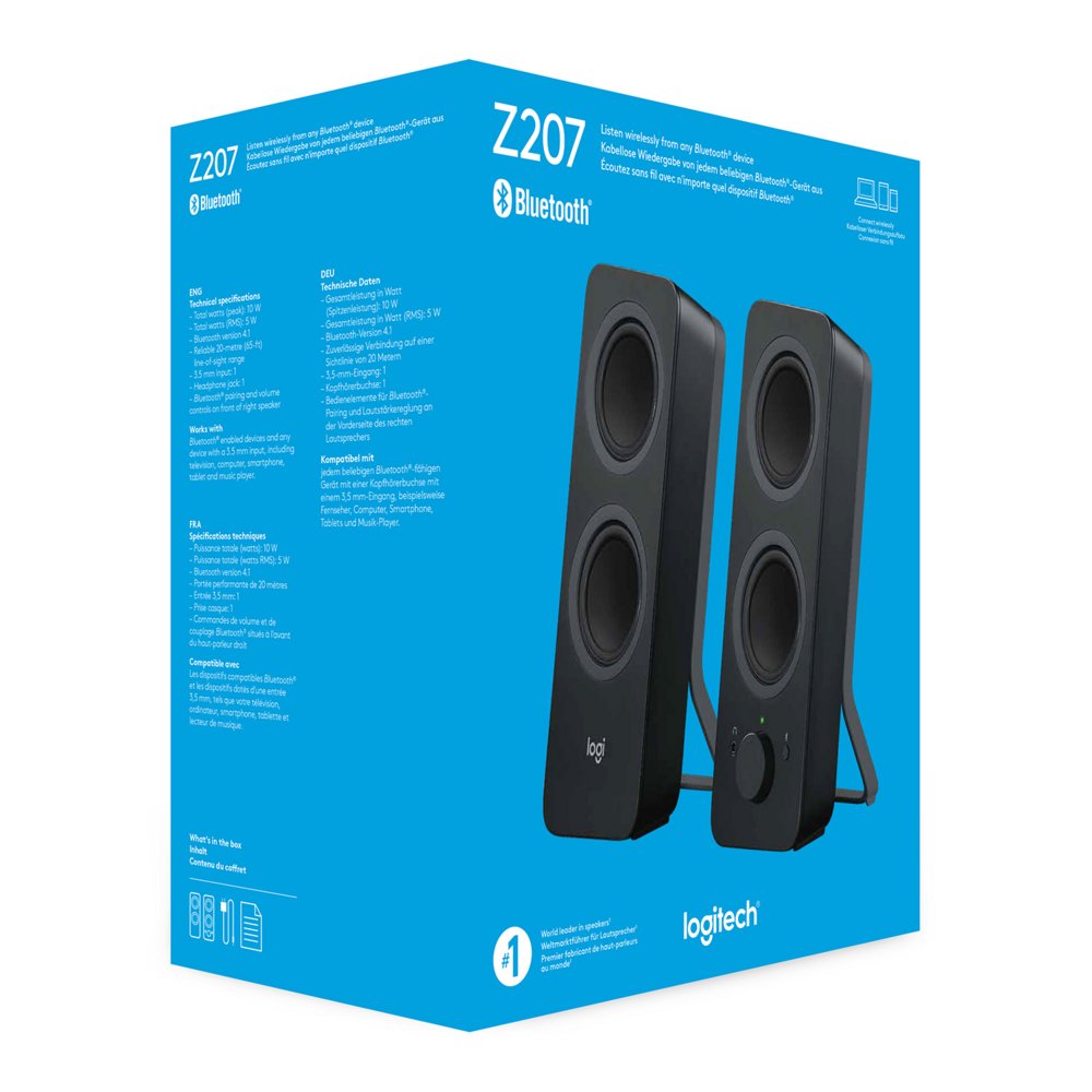 Logitech Z207 Bluetooth-computerspeakers – 6