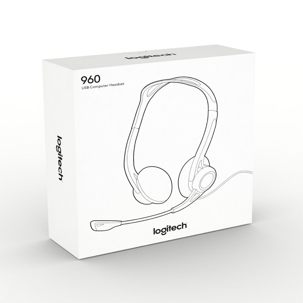 Logitech 960 USB Headset Hoofdband Zwart – 12