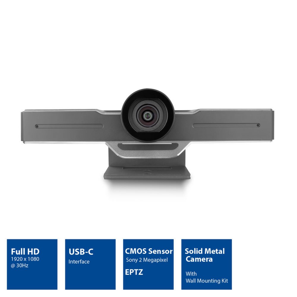 ACT AC7990 camera voor videoconferentie 2 MP Zwart 1920 x 1080 Pixels 30 fps CMOS 25,4 / 2,8 mm (1 / 2.8″) – 1