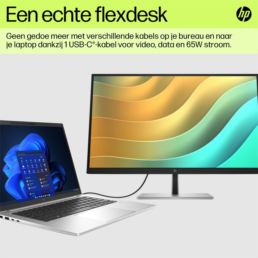 HP E27u G5 QHD USB C-monitor – 7