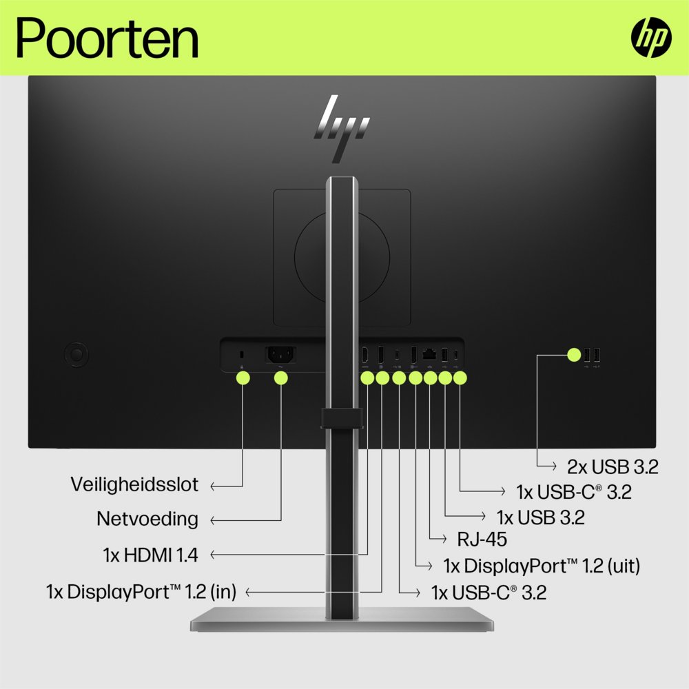 HP E27u G5 QHD USB C-monitor – 14