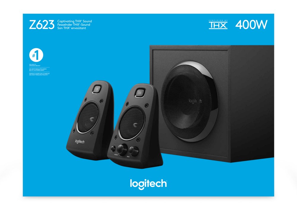 LOGITECH RET. Z623 Speakers 2.1 – 4