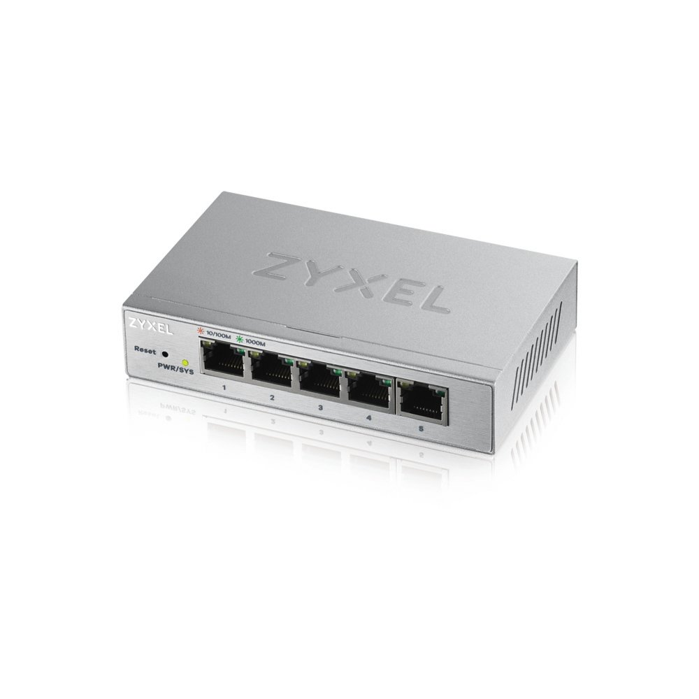 Zyxel GS1200-5 Managed Gigabit Ethernet (10/100/1000) Zilver – 0