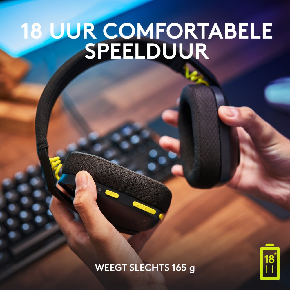 Logitech G G435 Headset Draadloos Hoofdband Gamen Bluetooth Zwart – 19