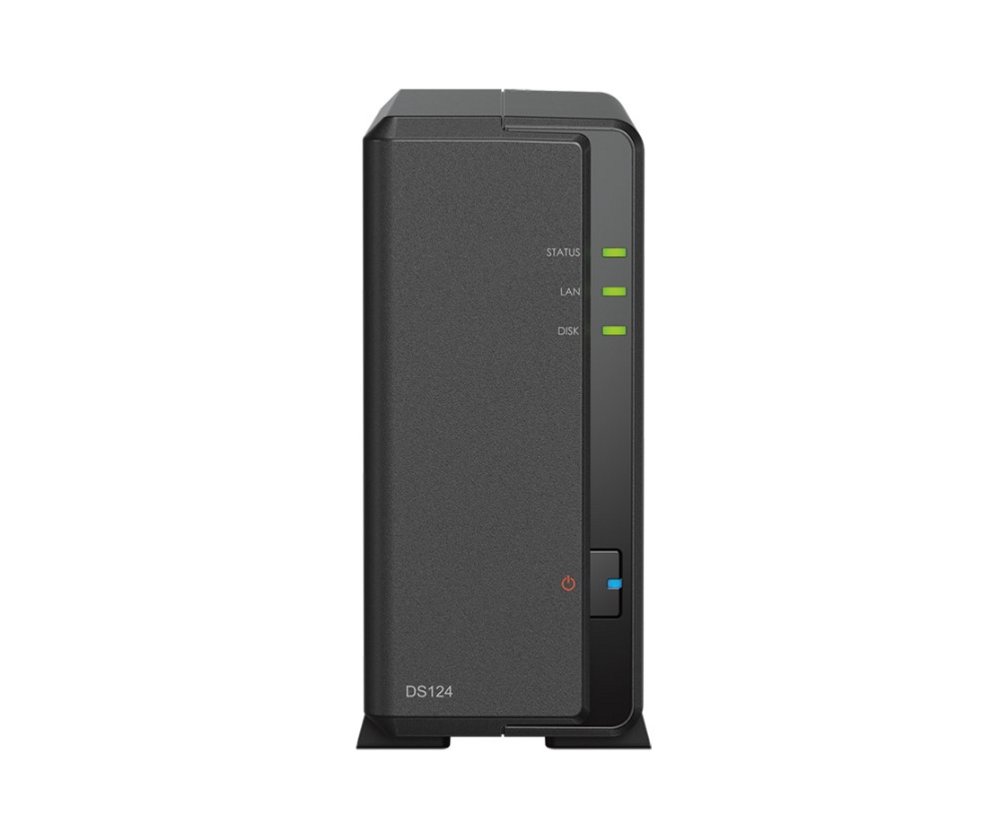 Synology DiskStation DS124 data-opslag-server NAS Desktop Ethernet LAN Zwart RTD1619B – 1