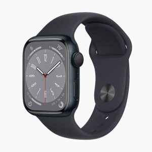 Apple Watch Series 8 41mm Aluminum Black Wifi Black Sport Band - B-grade - Afbeelding 2