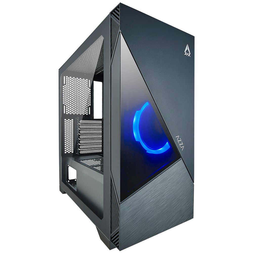 Case Azza Eclipse 440 Midi Tower Zwart – 0