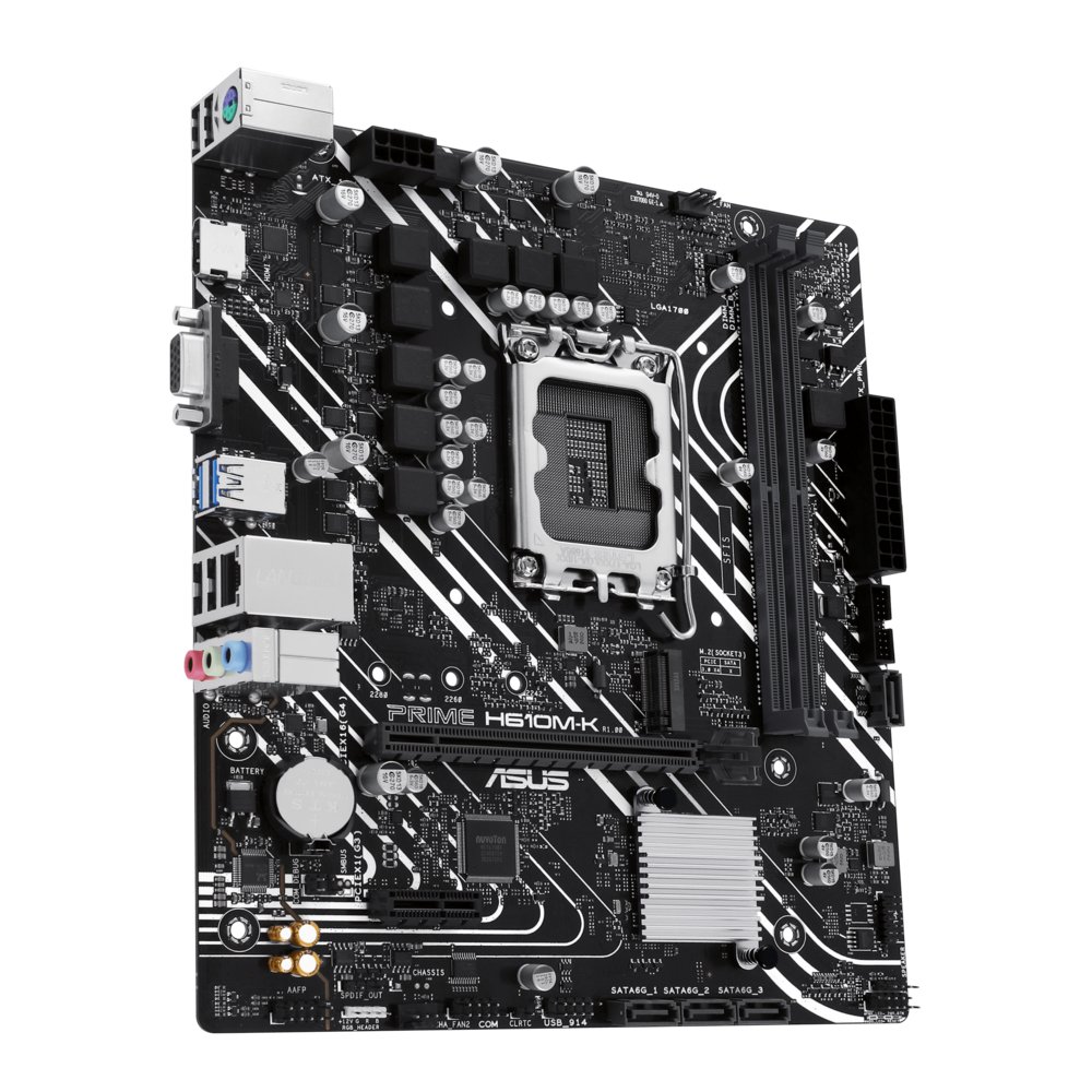 ASUS Prime H610M-K Intel H610 LGA 1700 micro ATX – 2