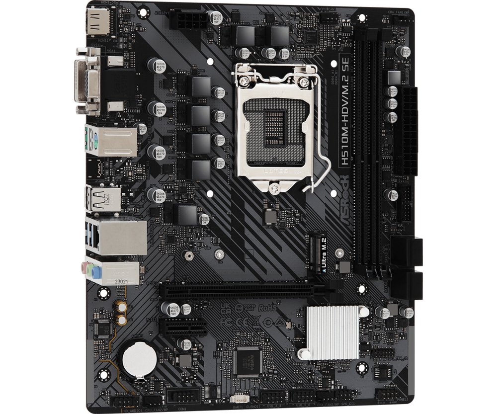 Asrock H510M-HDV/M.2 SE Intel H470 LGA 1200 (Socket H5) micro ATX – 3