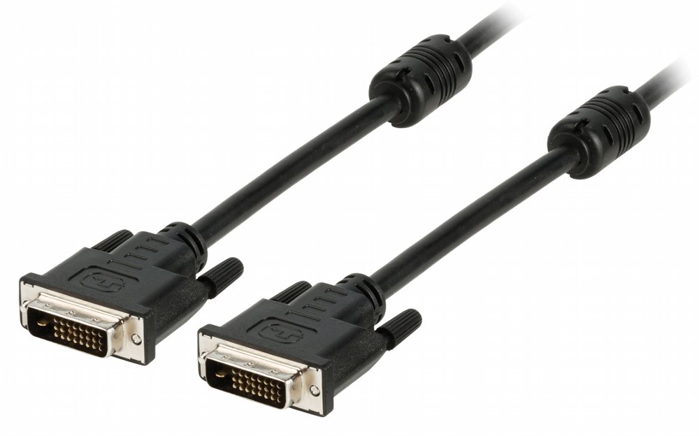 Valueline VLCP32000B100 DVI kabel 10 m DVI-D Zwart – 0