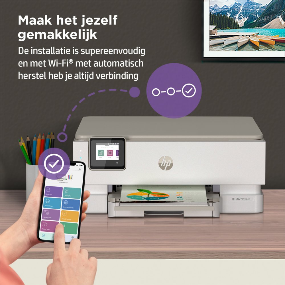 HP ENVY HP Inspire 7220e All-in-One printer, Kleur, Printer voor Home, Printen, kopiëren, scannen, Draadloos; HP+; Geschikt voor HP Instant Ink; Scan naar pdf – 14