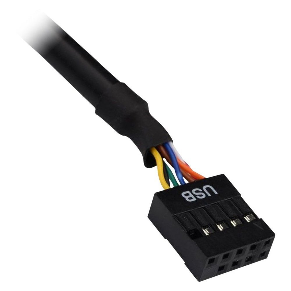 Inter-Tech CI-02 geheugenkaartlezer USB 2.0 Intern Zwart – 1