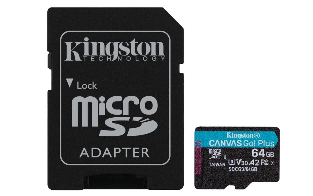 Kingston Technology Canvas Go! Plus flashgeheugen 64 GB MicroSD UHS-I Klasse 10 – 0