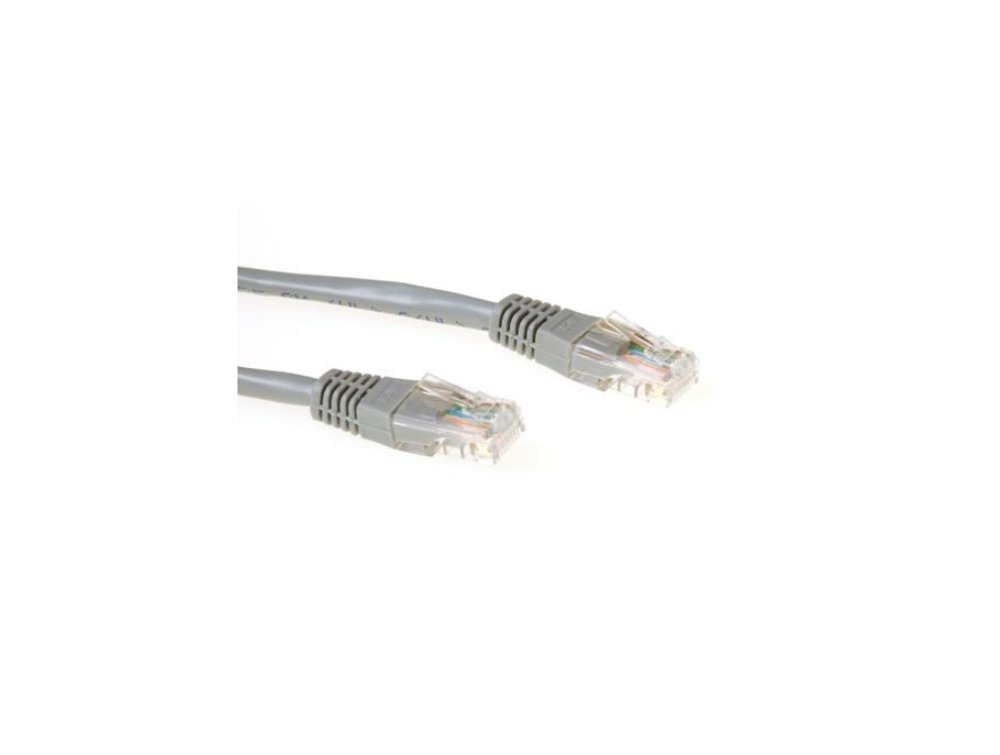 ACT Grijze 10 meter UTP CAT6 patchkabel met RJ45 connectoren – 0