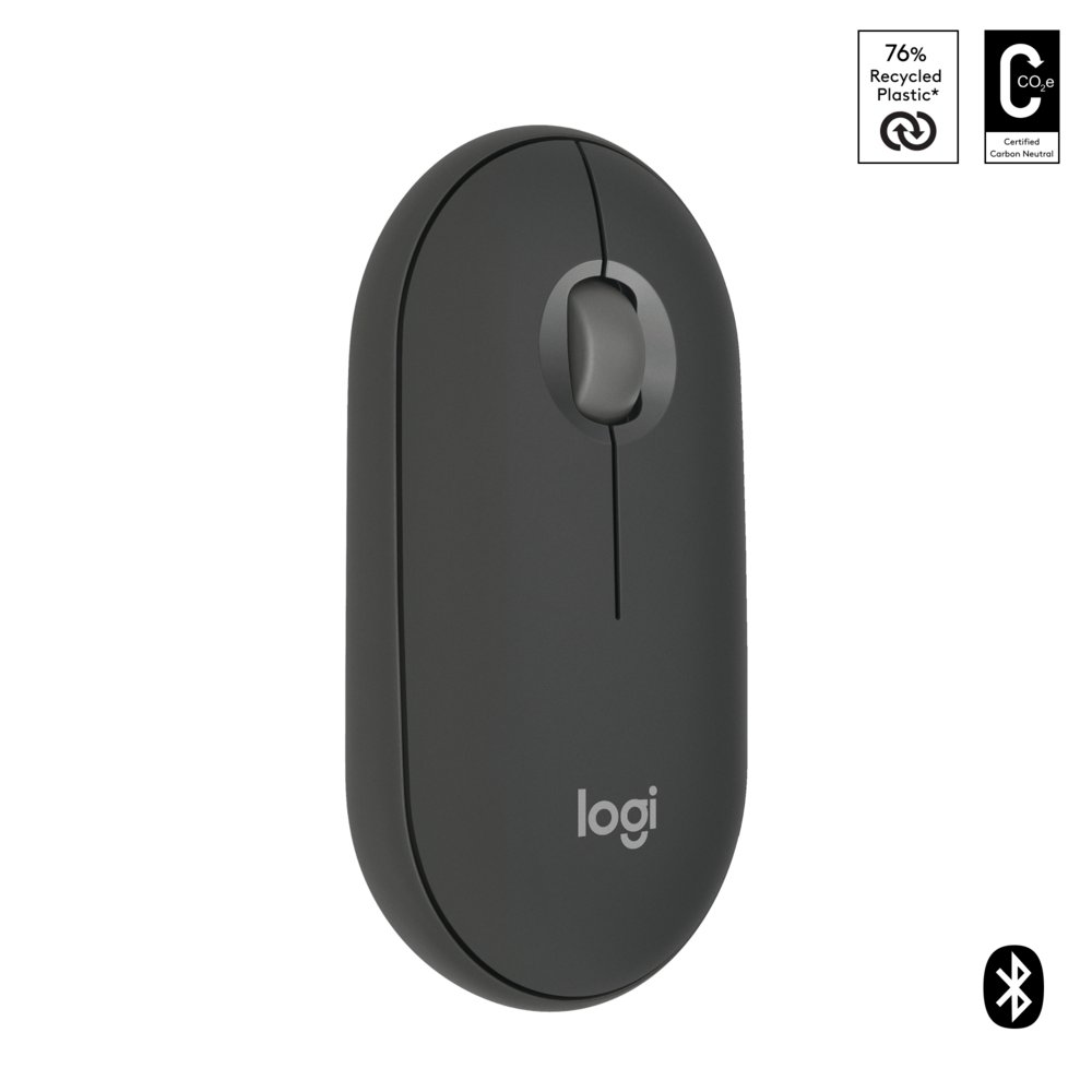 Logitech Pebble 2 M350s muis Ambidextrous RF-draadloos + Bluetooth Optisch 4000 DPI – 1