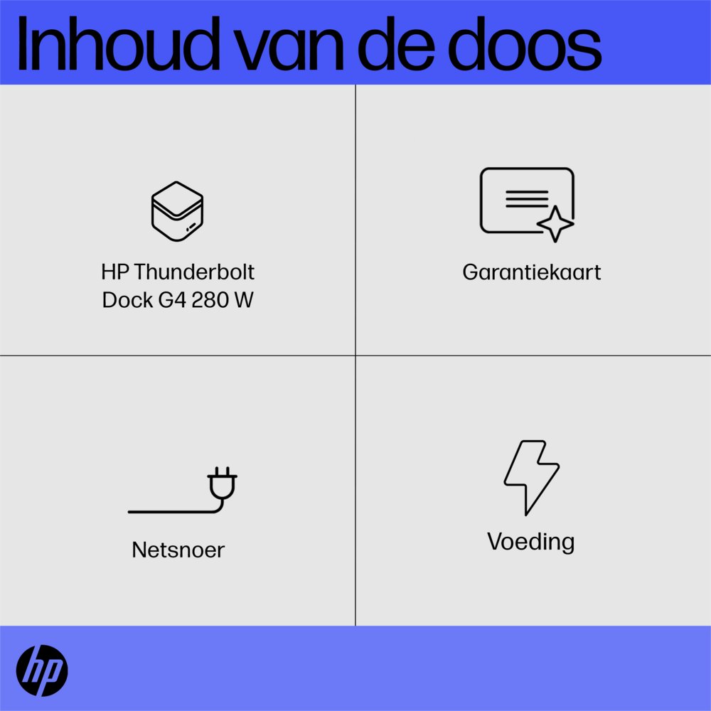 HP Thunderbolt Dock 280W G4 met combokabel – 8