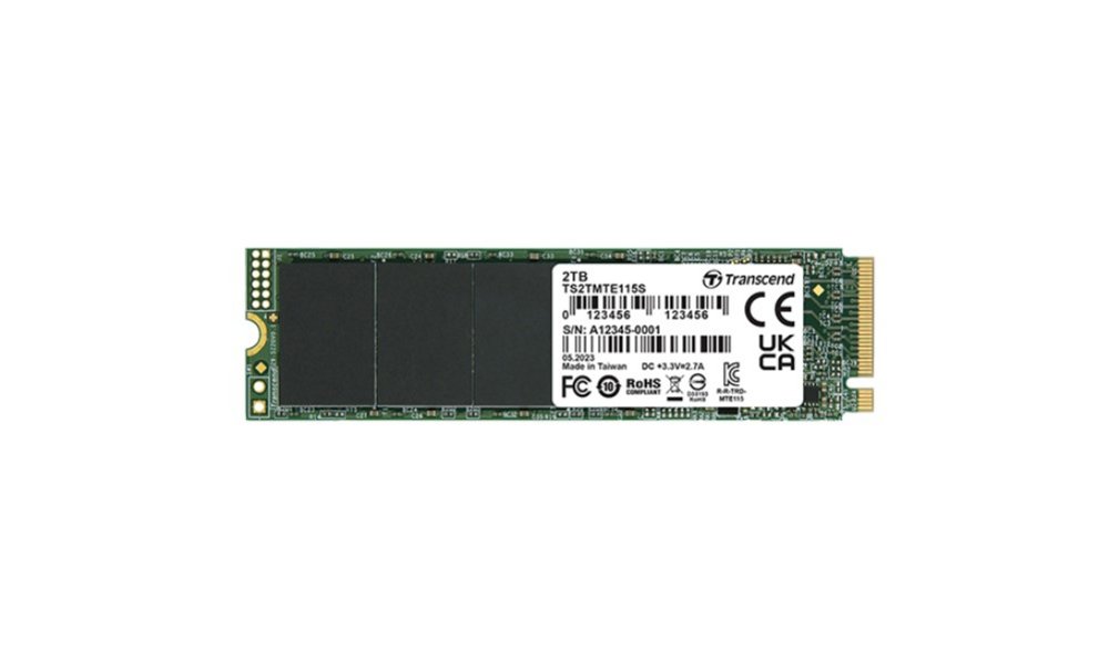 Transcend 115S M.2 2 TB PCI Express 3.0 NVMe 3D NAND – 0