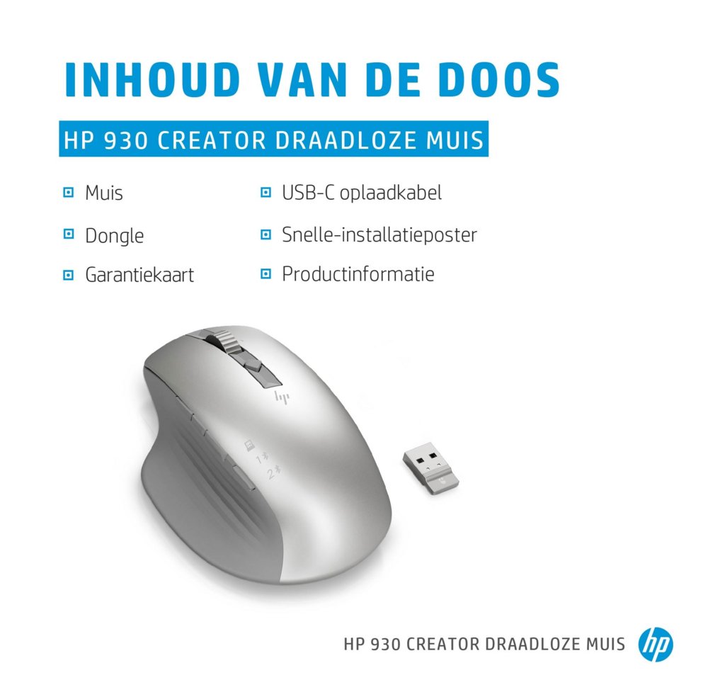 HP Silver 930 Creator Draadloos (bluetooth) – 16