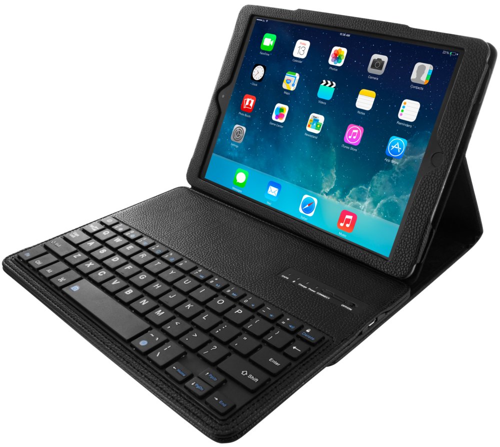 Mobiparts Bluetooth Keyboard Case Apple iPad Air/Air 2/9.7 (2017)/9.7 (2018)/Pro 9.7 Black – 0