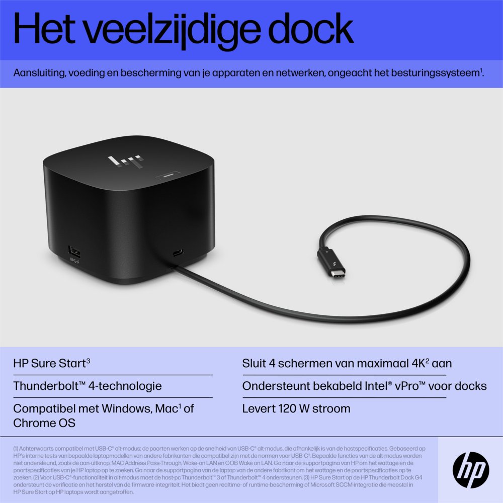 HP Thunderbolt Dock 120 watt G4 – 7