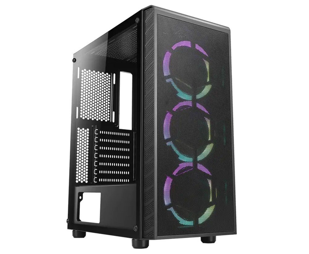 Case Azza Prima 360 Midi Tower zwart – 0