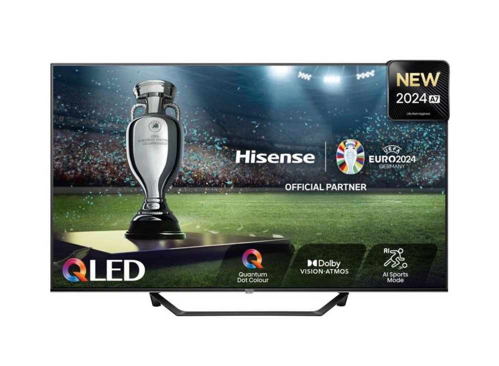 TV Hisense 55″ 4K QLED Smart TV Zwart – 0