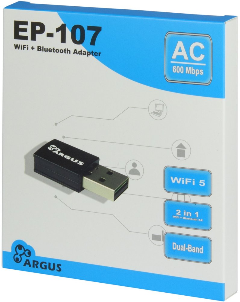 Argus EP-107 Wi-Fi 5 USB Adapter 600Mbps – 1