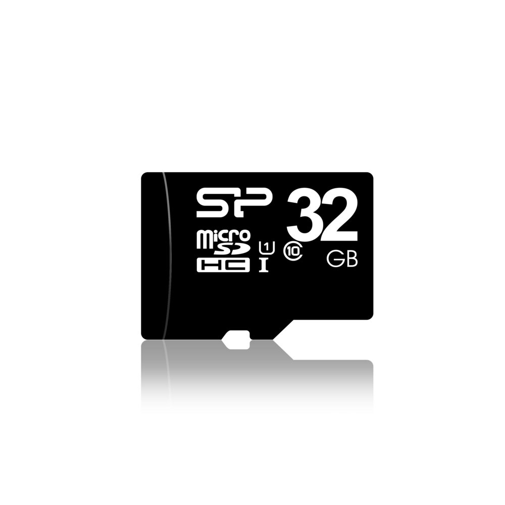 Silicon Power 16GB MicroSDHC Class10 UHS-1 incl. SD-adapter Zwart – 0