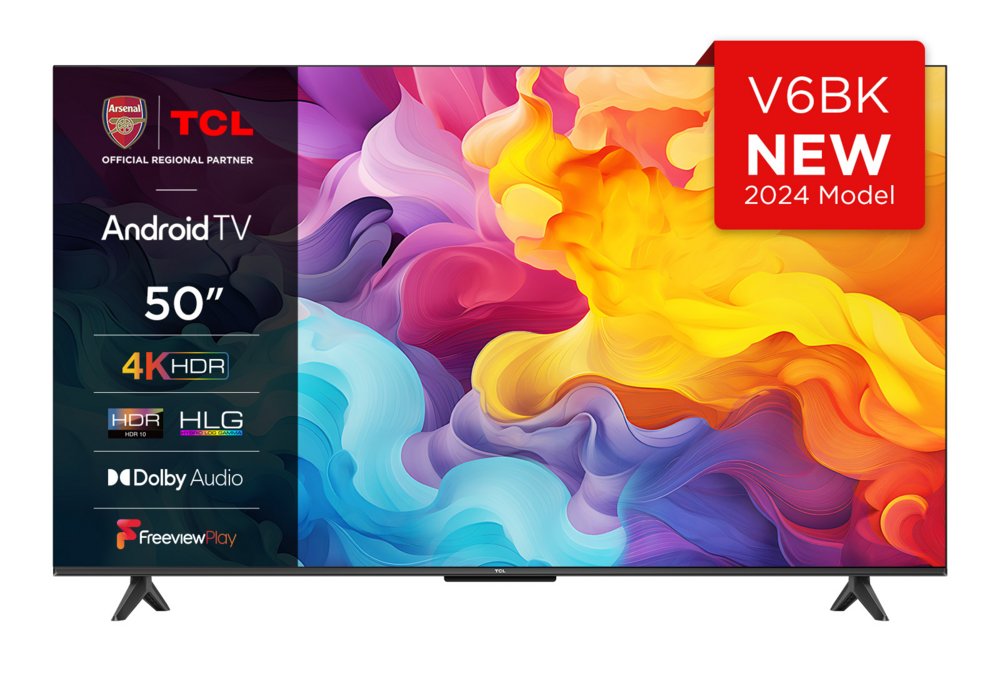 TCL TV 50V6B 50Inch 3840×2160 (4K) Google Assistant – 0