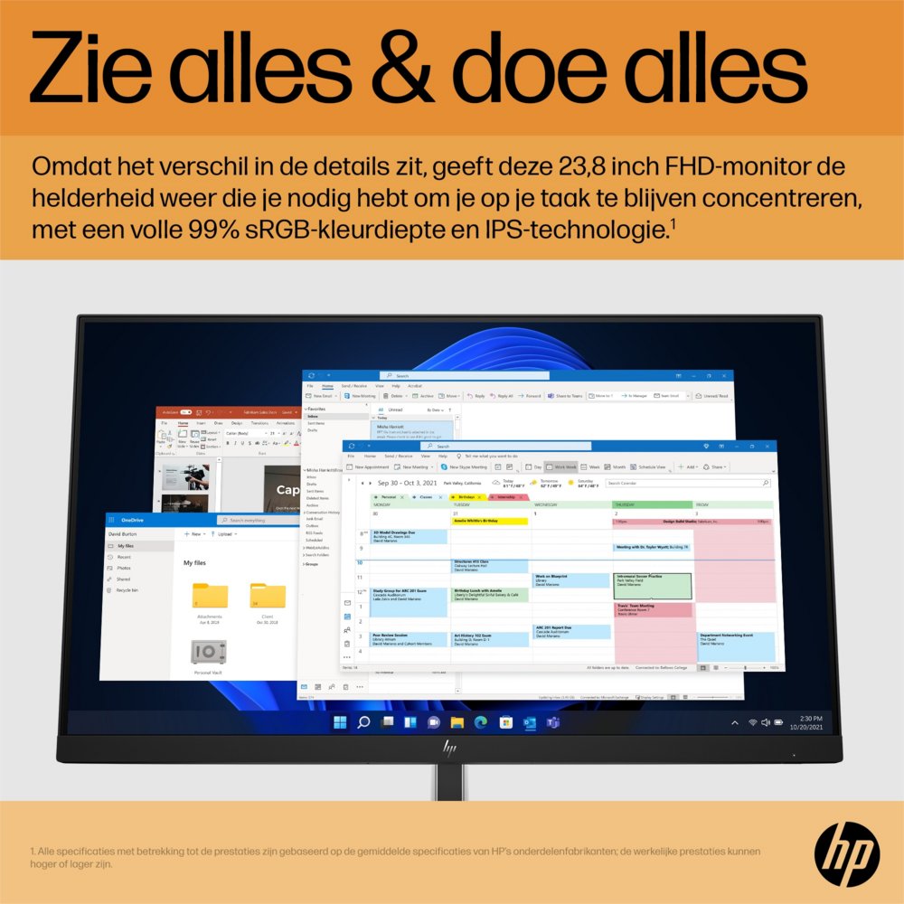 MON HP E24 G5 23.8 Inch 1920×1080 (Full HD) IPS 75HZ DP HDMI – 8