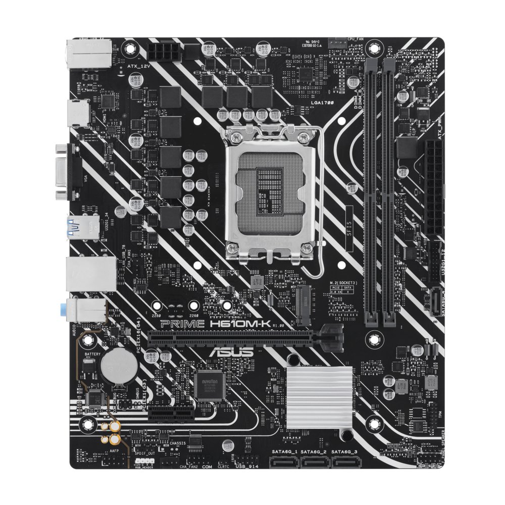 ASUS Prime H610M-K Intel H610 LGA 1700 micro ATX – 0