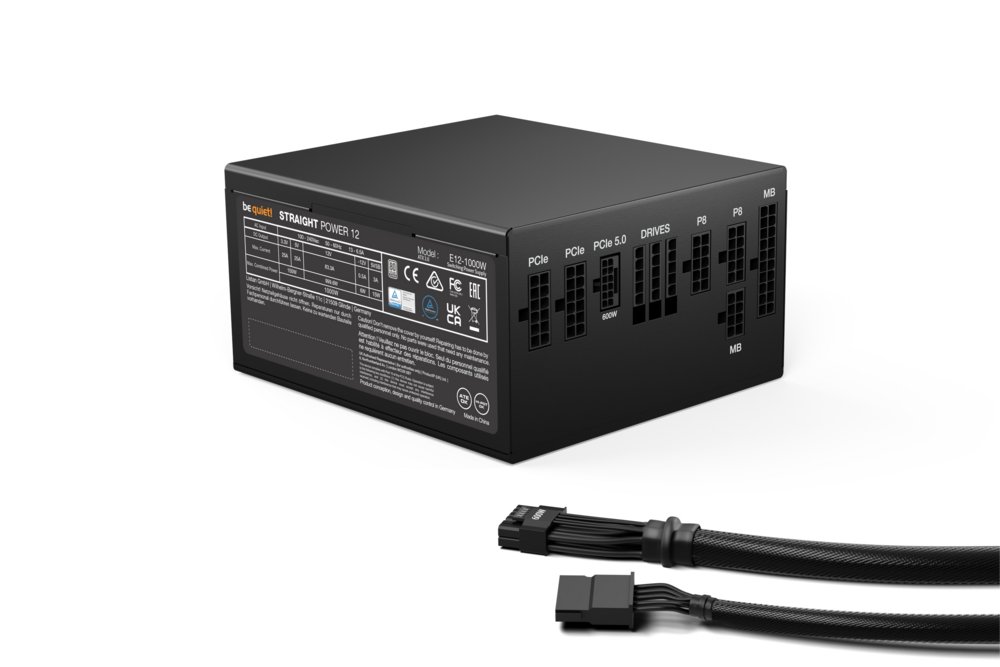 be quiet! BN338 power supply unit 1000 W 20+4 pin ATX ATX Zwart – 1