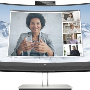 HP E34m G4 34" | 3440x1440 VA | 75Hz | Curved | USB-C | Webcam, Microphone & Speakers | Conferencing Monitor | Ergonomic Design - Afbeelding 1
